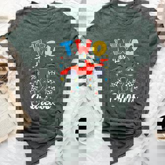 Two Fast 2 Curious Racing 2Nd Birthday Boy Girl Bella Canvas T-shirt - Thegiftio