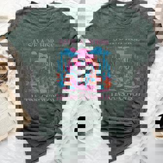 Vintage Save A Horse Ride A Trans Cowboy Trans Pride Lgbtq Bella Canvas T-shirt | Mazezy