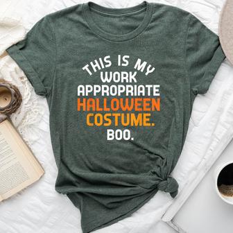 This Is My Work Appropriate Halloween Costume Boo Sarcastic Bella Canvas T-shirt | Seseable UK