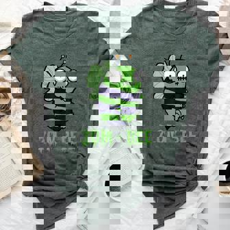 Zom Bee Halloween Zombie Bee Bella Canvas T-shirt - Monsterry