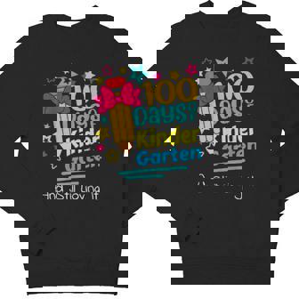 100 Days Of Kindergarten And Still Loving It Teachers Youth Sweatshirt - Monsterry
