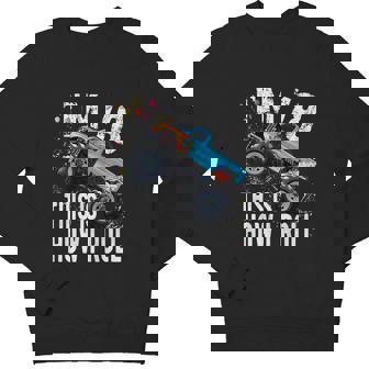 18 Year Old Cool 18Th Birthday Boy For Monster Truck Car Lovers Youth Sweatshirt - Monsterry