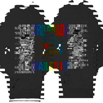 3Rd Grade Class Of 2023 Nailed It Monster Truck Dinosaur Youth Sweatshirt - Monsterry
