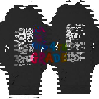 4Th Grade Unicorn Back To School First Day Of School Youth Sweatshirt - Monsterry