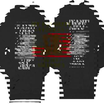 Army Veterans Day My Favorite Veteran Is My Grandpa Kids Youth Sweatshirt - Monsterry