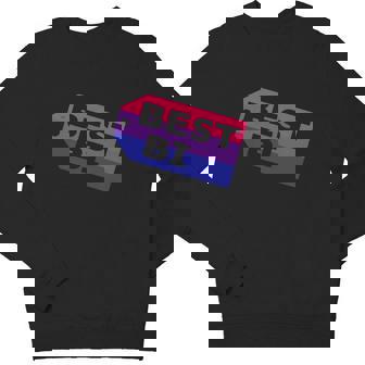Bi Striped Best Bi Distressed Relaxed Fit Youth Sweatshirt - Monsterry
