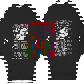 Blasting Off Into Pre Kindergarten Space Graphic Tees For Kids Youth Sweatshirt - Monsterry