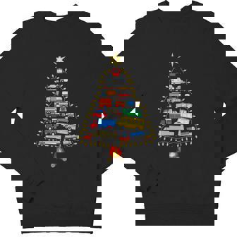 Car Lover Christmas Tree Youth Sweatshirt - Monsterry