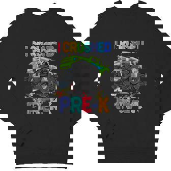 I Crushed Pre_K Monter Truck Sublimation Back To School Youth Sweatshirt - Monsterry