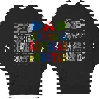Dad Of The Birthday Monster Alien Kid B-Day Party Youth Sweatshirt - Monsterry