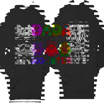 Dada Little Monster Kids 1St Birthday Party Family Monster Youth Sweatshirt - Monsterry