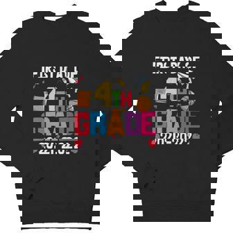 First Day Of 4Th Grade Back To School Youth Sweatshirt - Monsterry