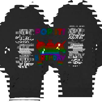 Pop It Godmother Birthday Girl Fidget Kid Youth Sweatshirt - Monsterry