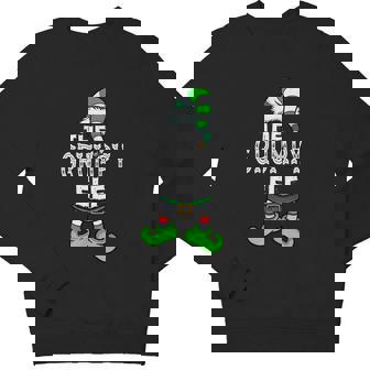 The Grumpy Elf Family Matching Group Christmas Youth Sweatshirt - Monsterry