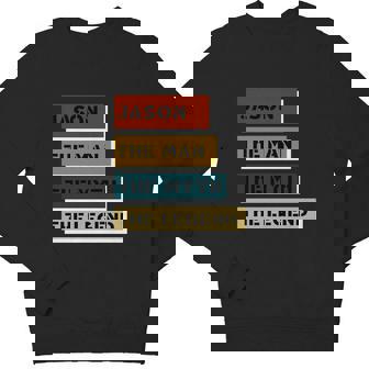 Jason The Man The Myth The Legend Youth Sweatshirt - Monsterry