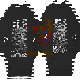 Kids 3 Year Old Shirt 3Rd Birthday Boy Monster Truck Car T Shirt Youth Sweatshirt - Monsterry