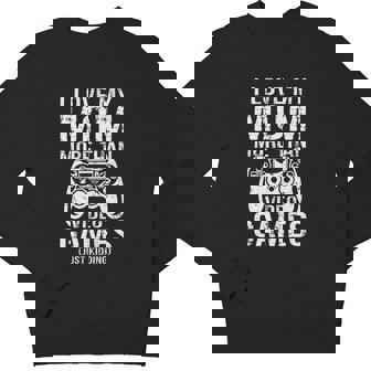 I Love My Mom Video Gamer Valentines Day For Boys Kids Teen Youth Sweatshirt - Monsterry