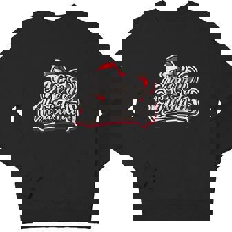 Merry Christmas Santa Hat Youth Sweatshirt - Monsterry