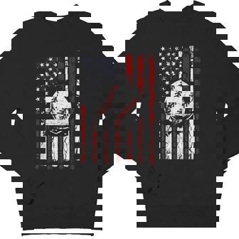 Patriotic Baseball 4Th Of July Usa American Flag Men Boy Kid Youth Sweatshirt - Monsterry