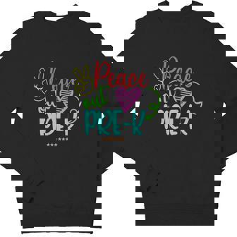 Peace Out Prek Graphic Plus Size Shirt For Teacher Female Male Kids Youth Sweatshirt - Monsterry
