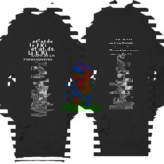 Pirate Dinosaur Let's Eat Kids Punctuation Saves Lives Great Youth Sweatshirt - Monsterry