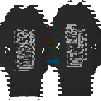 Playmat Train Car Race Track Printed On Back Road Youth Sweatshirt - Monsterry