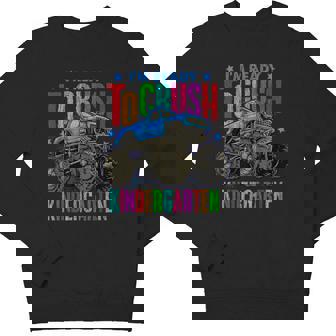 Ready To Crush Kindergarten Monster Truck Back To School Boy Youth Sweatshirt - Monsterry
