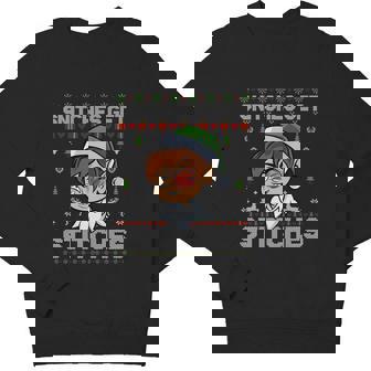 Snitches Get Stitches Elf Xmas Vintage Retro Santa Hat V2 Youth Sweatshirt - Monsterry