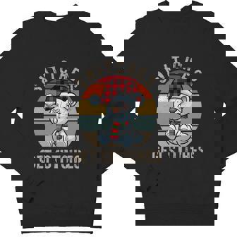 Snitches Get Stitches Elf Xmas Vintage Retro Santa Hat V3 Youth Sweatshirt - Monsterry