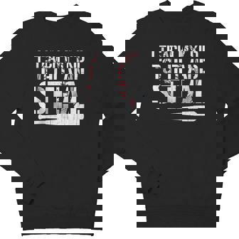 I Teach My Kid To Hit & Steal Dad & Mom's Baseball Boy Youth Sweatshirt - Monsterry