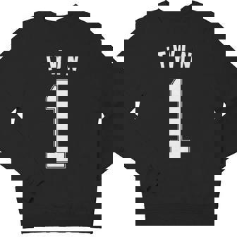 Twin 1 Matching Adult Kid Jersey Identical Twin Youth Sweatshirt - Monsterry
