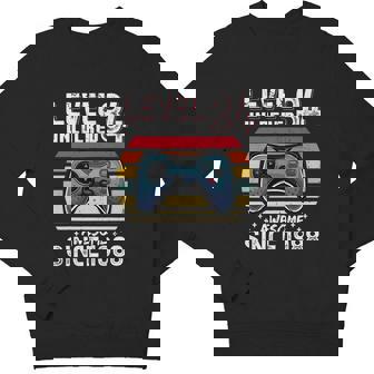 Vintage Video Gamer Birthday Level 34 Unlocked 34Th Birthday Youth Sweatshirt - Monsterry