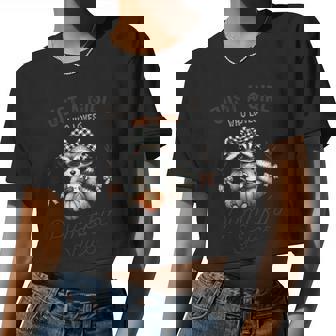 Just A Girl Loves Pumkin Spice Women Cropped T-shirt - Monsterry