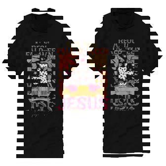 Are You Fall-O-Ween Jesus Christian Halloween Pumpkin Boho Unisex Cotton Ringer T-Shirt - Monsterry