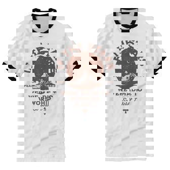 If The Stars Were Made To Worship So Will I Christian Boho Unisex Cotton Ringer T-Shirt - Monsterry