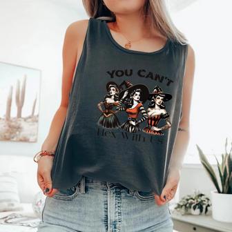 You Cant Hex With Us Vintage Halloween Comfort Colors Tank Top - Monsterry