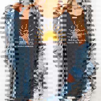 Manifest That Shit Bohemian Sun Boho Spiritual Comfort Colors Tank Top - Monsterry