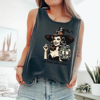 Make Your Own Sugar Be Your Own Daddy Vintage Halloween Comfort Colors Tank Top - Monsterry