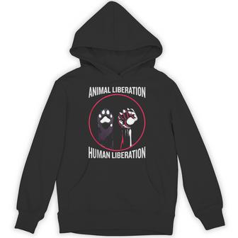 Animal Liberation Human Liberation Animal Rescue Team Tank Top Unisex Hoodie - Monsterry