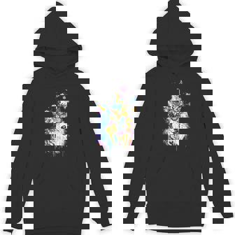 Australian Shepherd Splash Art Butterflies Dog Lover Unisex Hoodie - Monsterry