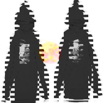 Autumn Leaves And Warm Drinks For Cosy Season Premium Unisex Hoodie - Monsterry