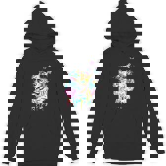 Beagle Splash Art Butterflies Dog Lover Unisex Hoodie - Monsterry