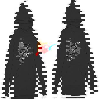 Bigfoot Heart Valentines Day Boys Men Monster Truck Unisex Hoodie - Monsterry