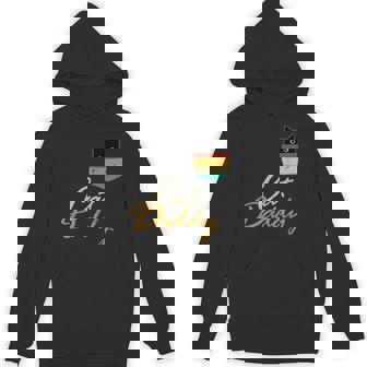 Cat Daddy Cat In Pocket Retro Dad Vintage 80s 90s Men Unisex Hoodie - Monsterry