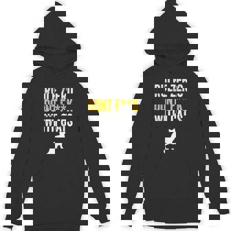 Cat Rule 0 Zero Dont F With Cats Do Not F With The Cat Unisex Hoodie - Monsterry