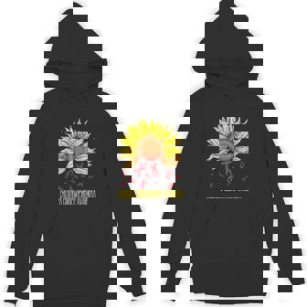 Children's Cardiomyopathy Awareness Sunflower TShirt Unisex Hoodie - Monsterry