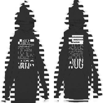 Creeking Because Murder Is Wrong Funny Unisex Hoodie - Monsterry