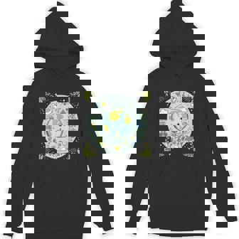 Cute Earth Holding Sapling Eco-Friendly Art Unisex Hoodie - Monsterry