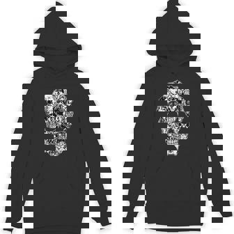Dachshund Skull Dog Skeleton Halloween Unisex Hoodie - Monsterry