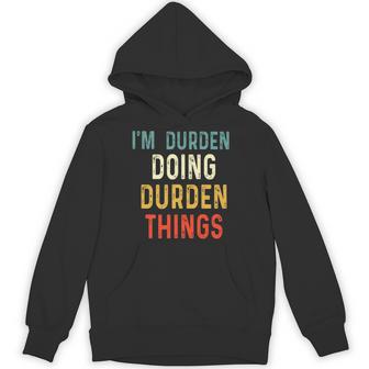 Durden Family Crest Durden Durden Clothing Durden T Durden T For The Durden 31 Hoodie - Thegiftio UK